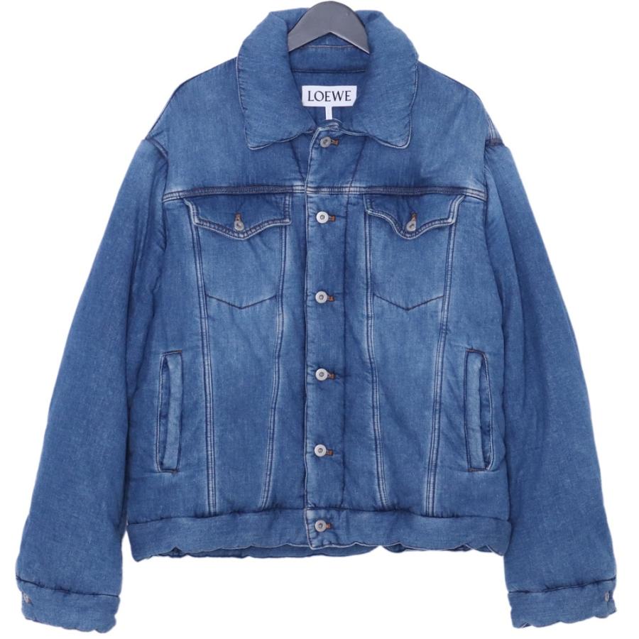 LOEWE パテッド デニム トラッカー ジャケット サイズ46 インディゴ