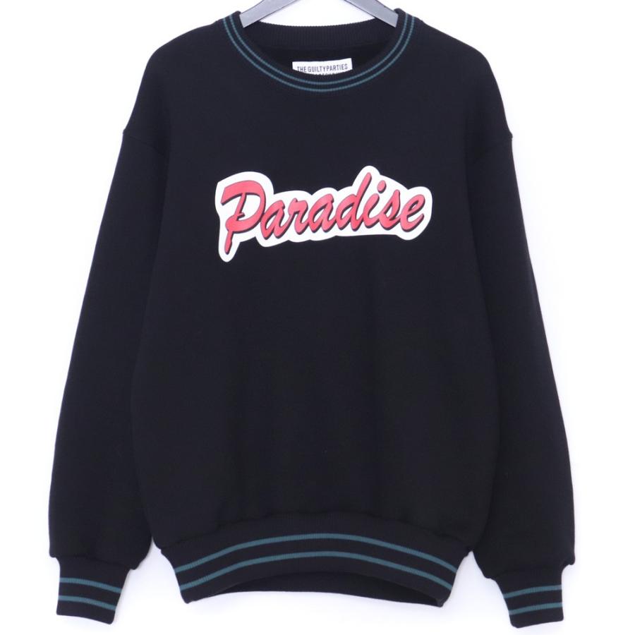 WACKO MARIA MIDDLE WEIGHT SWEAT SHIRT TYPE2 Sサイズ ブラック