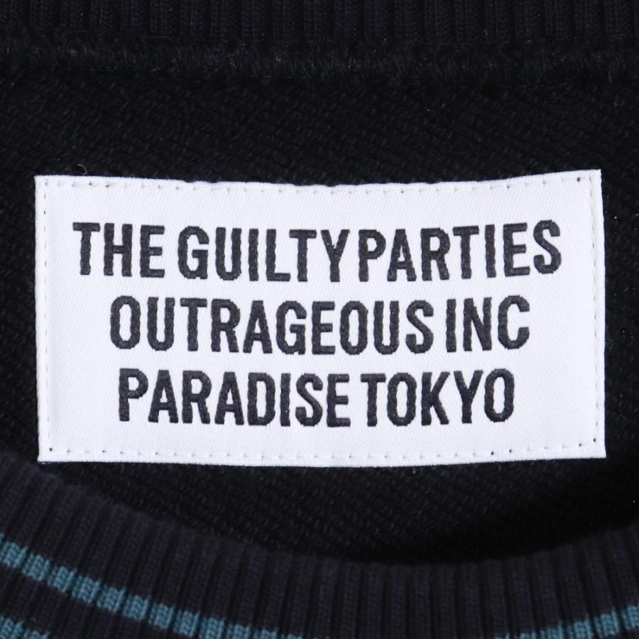 WACKO MARIA MIDDLE WEIGHT SWEAT SHIRT TYPE2 Sサイズ ブラック