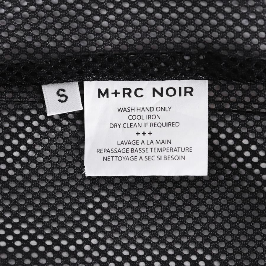 M+RC NOIR OVERCOAT SS JACKET Sサイズ ブラック マルシェノア