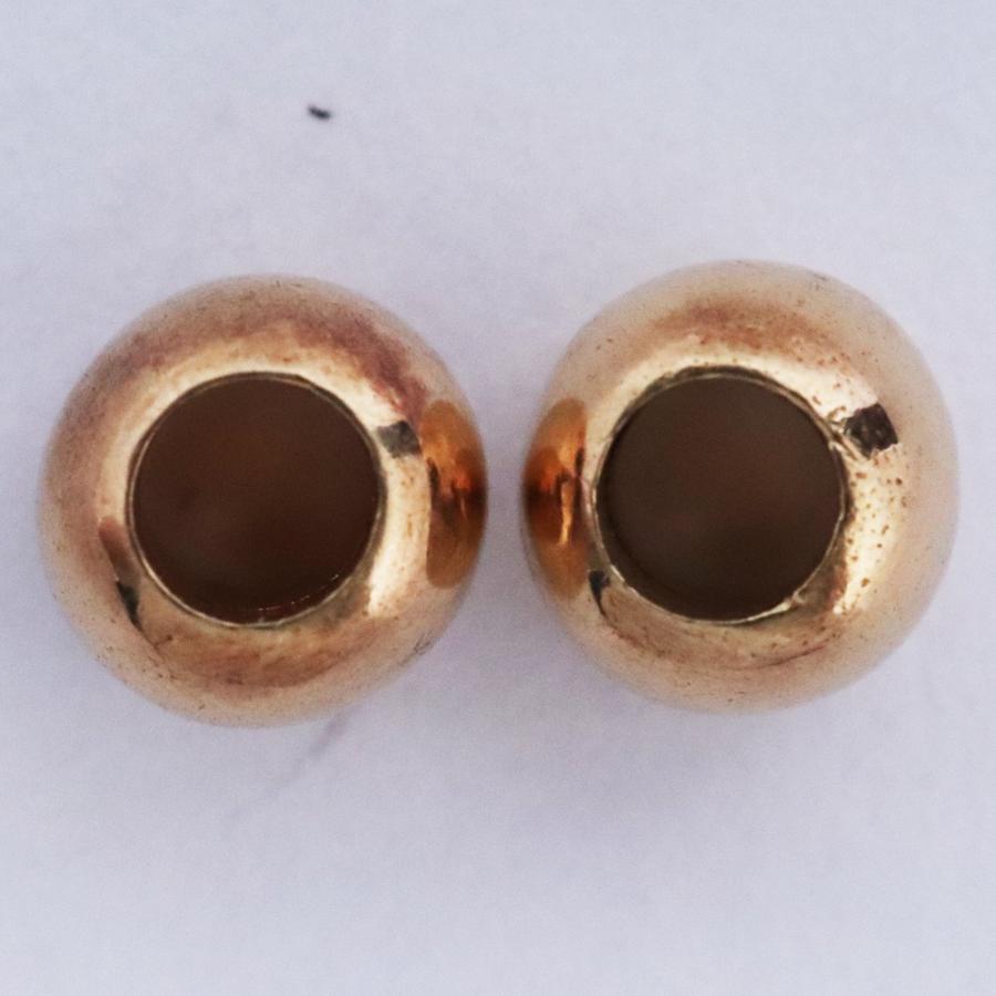 TARO WASHIMI 2発セット 18金 Sサイズ ビーズ ゴールド ワシミタロウ 鷲見太郎 ネックレス チェーン アクセサリー カスタム K18 S beads_1