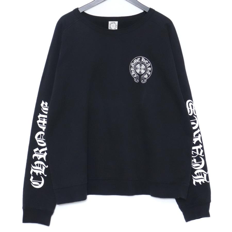 クロムハーツsweatshirt blackトレーナー L size スウェット