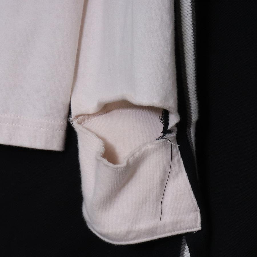 FACETASM 長袖カットソー サイズ4 FACETASM RIB LONG TEE サイズ4 ホワイト CHG-TEE-U11 ファセッタズム