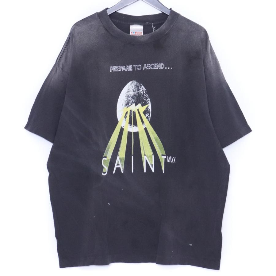 SAINT MICHAEL／セントマイケル／SS TEE EGG BLACK SS TEE / EGG