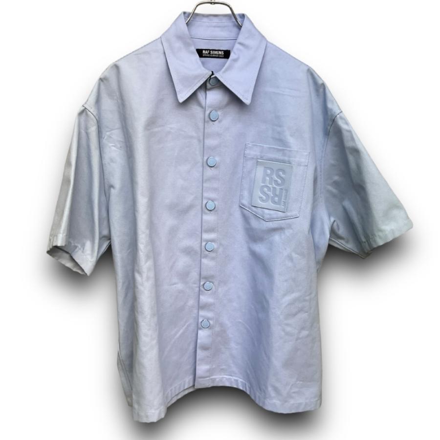 RAF SIMONS 23SS Oversized S/S Denim Shirts 半袖シャツ S RAF SIMONS 23SS Oversized S/S Denim Shirts 半袖シャツ S