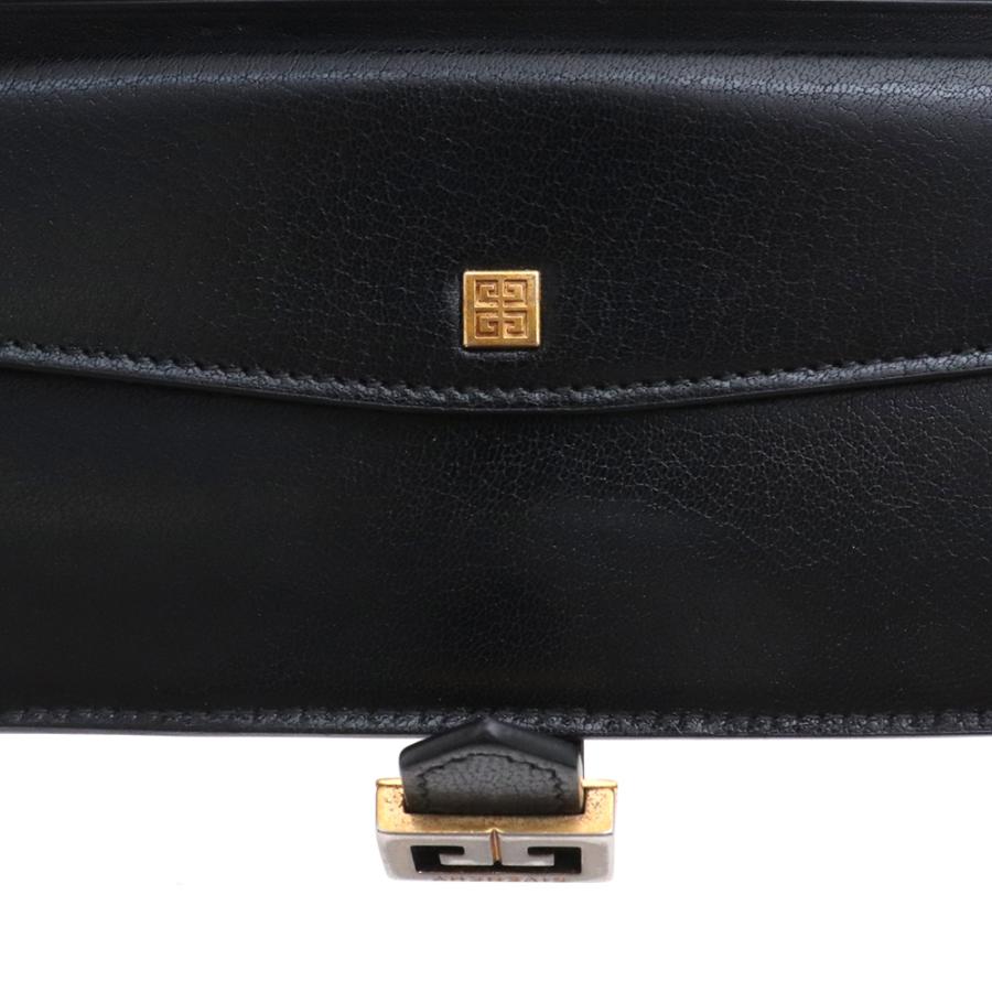GIVENCHY ダイヤモンドキルトレザーウォレット GV3 ブラック