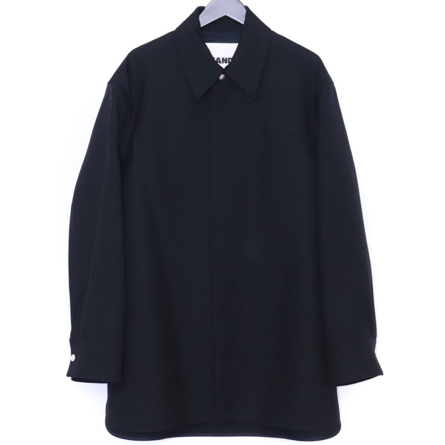JIL SANDER ブラックウールジャケット サイズ46 J21BN0125 J40001 ジル