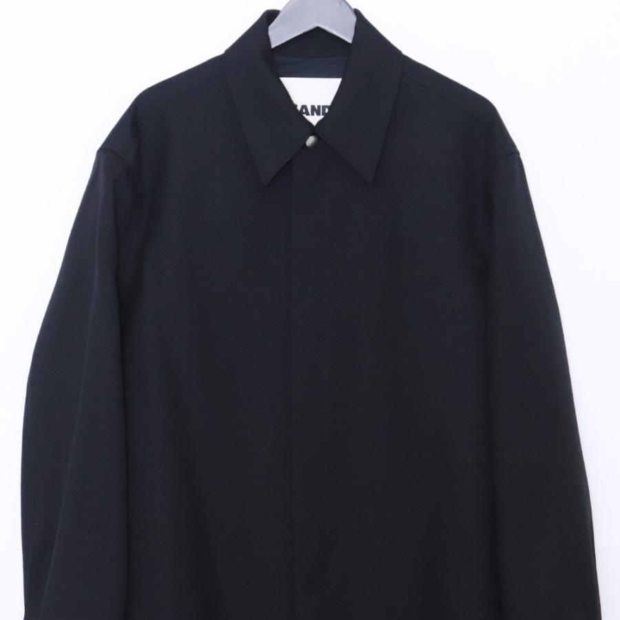 JIL SANDER ブラックウールジャケット サイズ46 J21BN0125 J40001 ジル