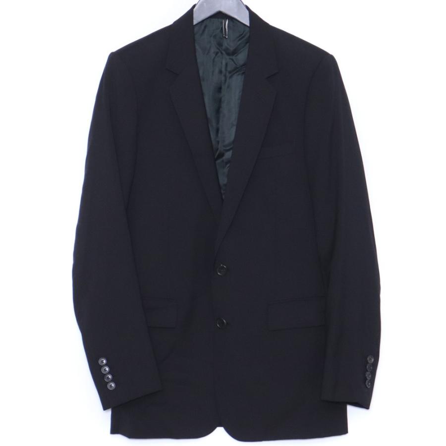 正規 Dior Homme ディオールオム テーラードジャケット DIOR HOMME 2B テーラードジャケット サイズ48 ブラック