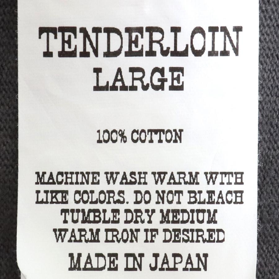 TENDERLOIN FREEDOM SLEEVE CUT&SEW Lサイズ チャコールグレー