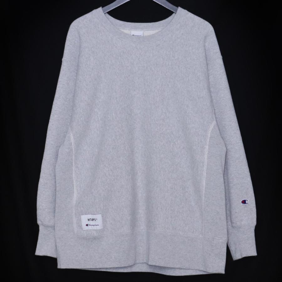 WTAPS × CHAMPION ACADEMY CREW NECK COTTON REVERSE WEAVE Lサイズ