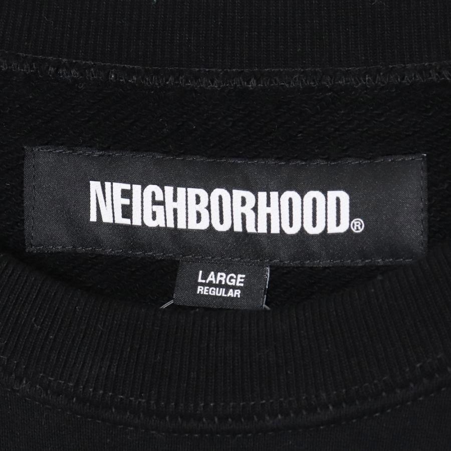 NEIGHBORHOOD CLASSIC SWEATSHIRT LS Lサイズ ブラック 232UWNH-CSM02 ネイバーフッド クラシックスウェットシャツ トレーナー｜graiz｜04