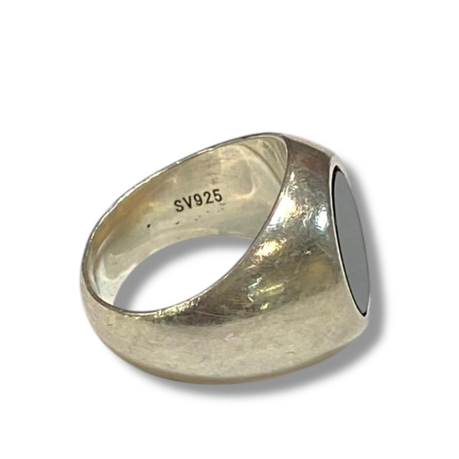 VANQUISH オニキスリング 8.5号 シルバー ブラック ヴァン