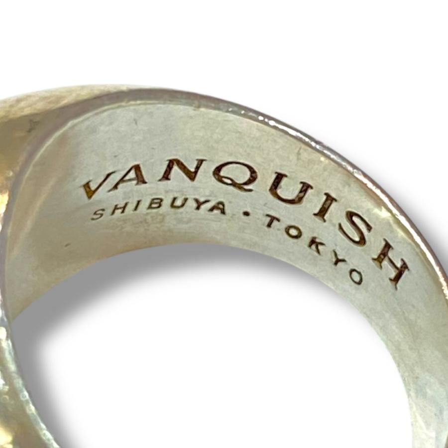 VANQUISH オニキスリング 8.5号 シルバー ブラック ヴァン