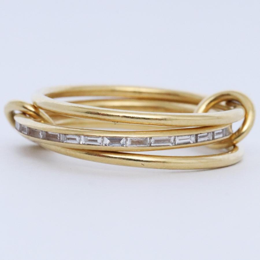 スピネリキルコリン K18 一連リング ダイヤモンド18金 ゴールド 13号