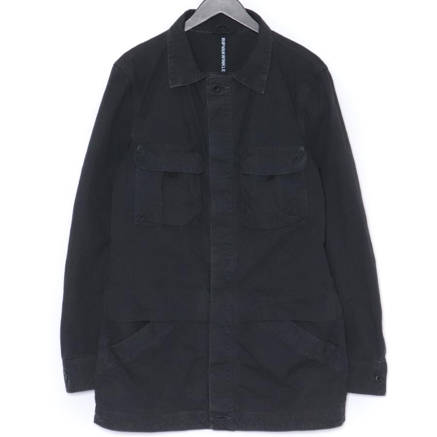 RIPVANWINKLE 20AW ARMY JACKET サイズ4 ブラック リップヴァン 