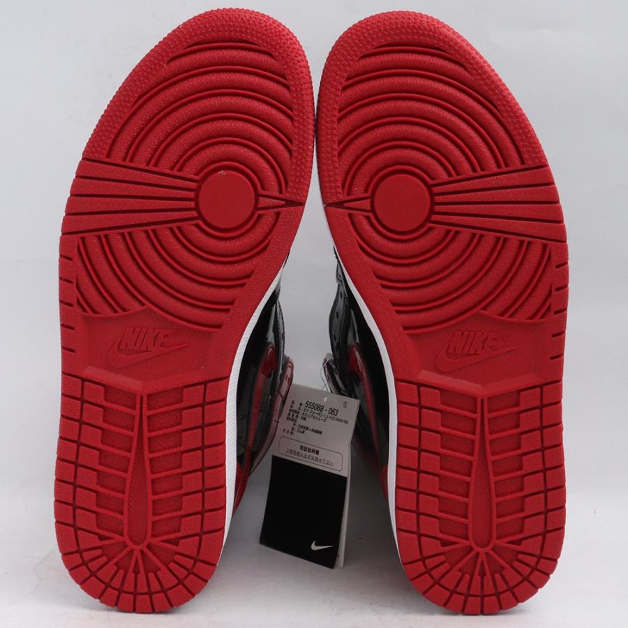 エアジョーダン1 HIGH OG パテントブレッド　27cm 27cm NIKE Air Jordan 1 High OG Patent Bred 555088-063 ナイキ エア