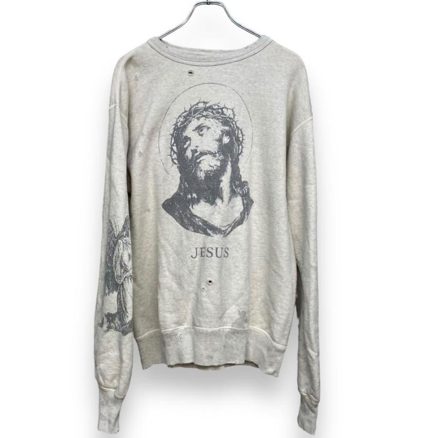 SAINT MICHAEL SM2 CREW SWEAT SHIRT Mサイズ グレー SM-A20-0000-009  