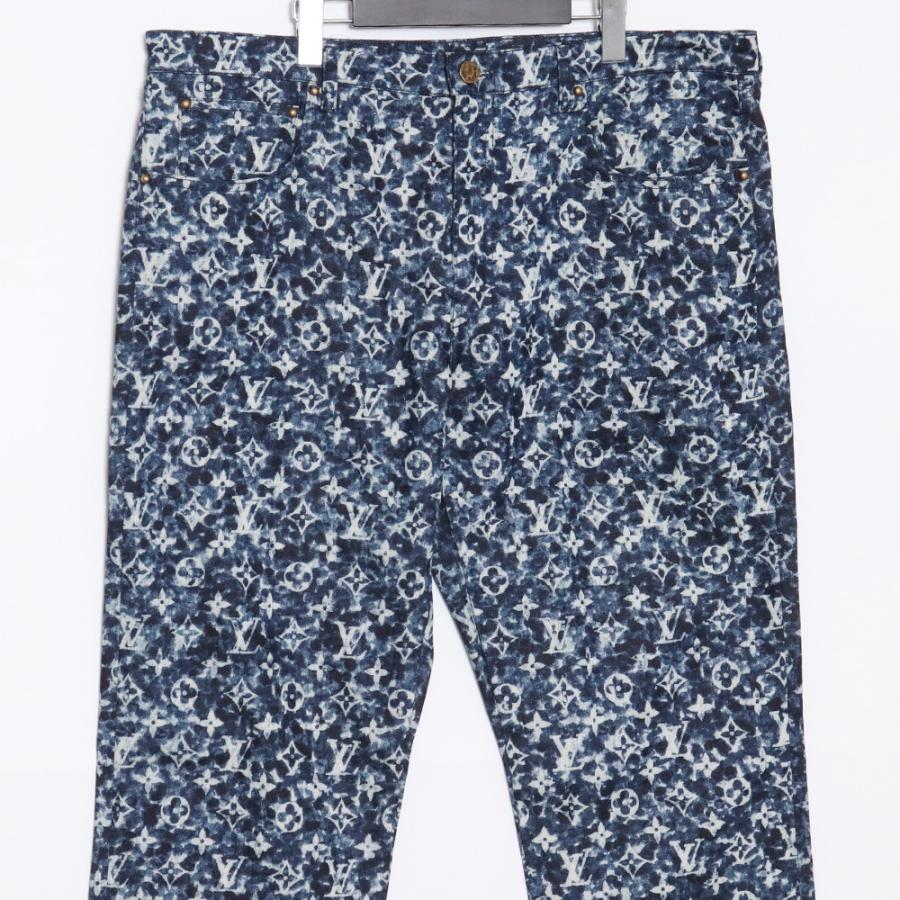 ルイヴィトンモノグラムデニムパンツ#38