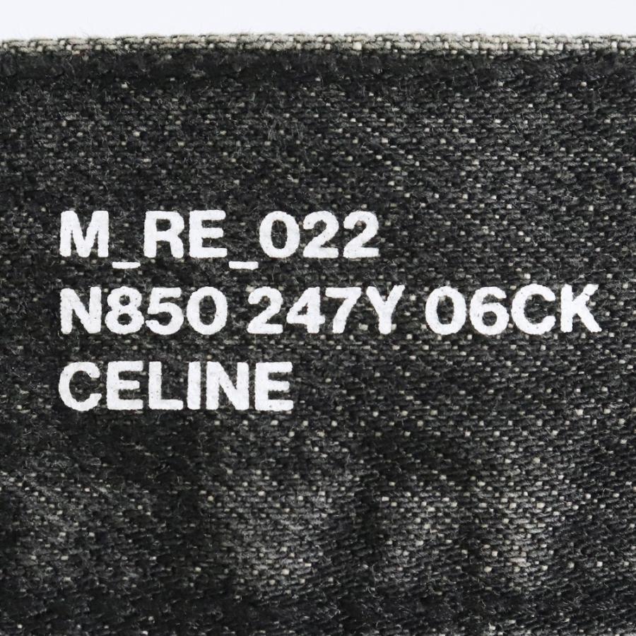 CELINE ウェスリージーンズ ブラックデストロイドデニム サイズ CELINE ウェスリージーンズ ブラックデストロイドデニム サイズ