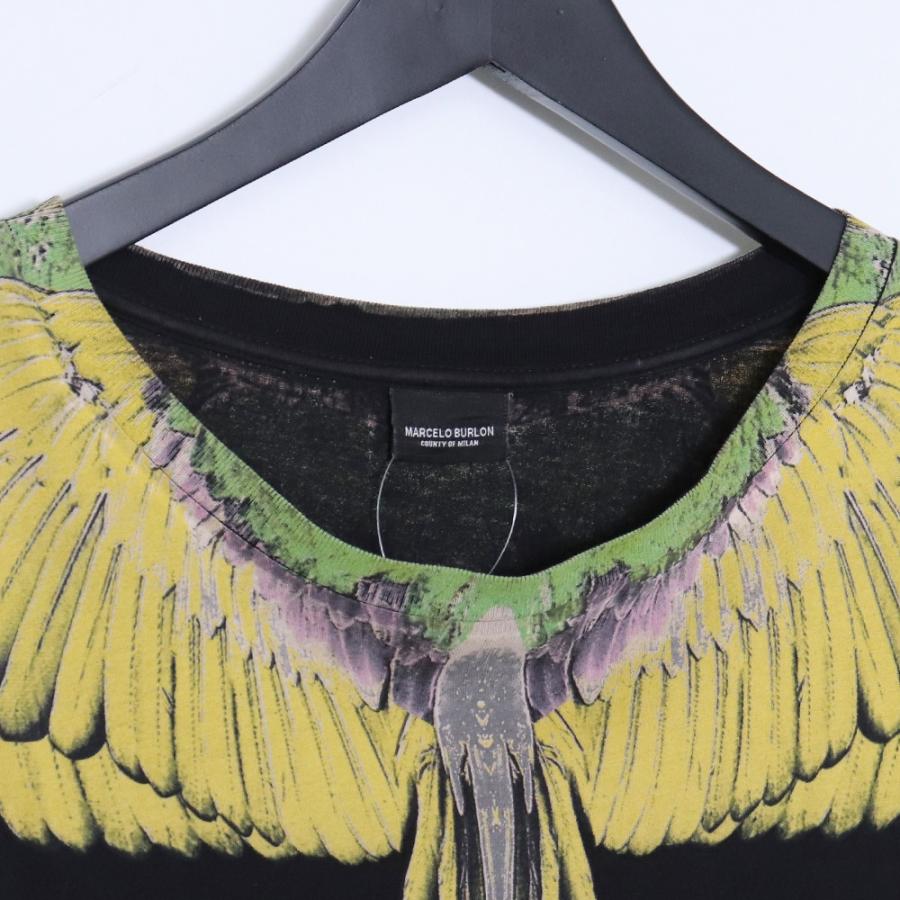 MARCELO BURLON Wings T-shirt Mサイズ ブラック マルセロブロン
