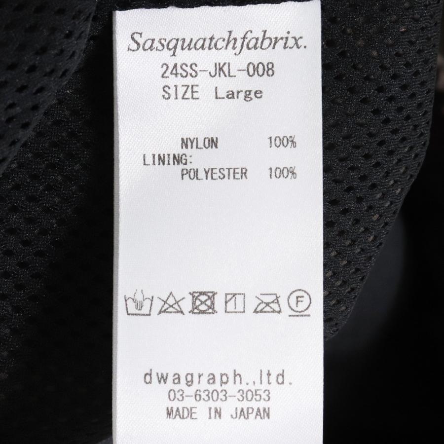 未使用 SASQUATCHFABRIX. 24SS WARM UP NYLON JACKET Lサイズ 