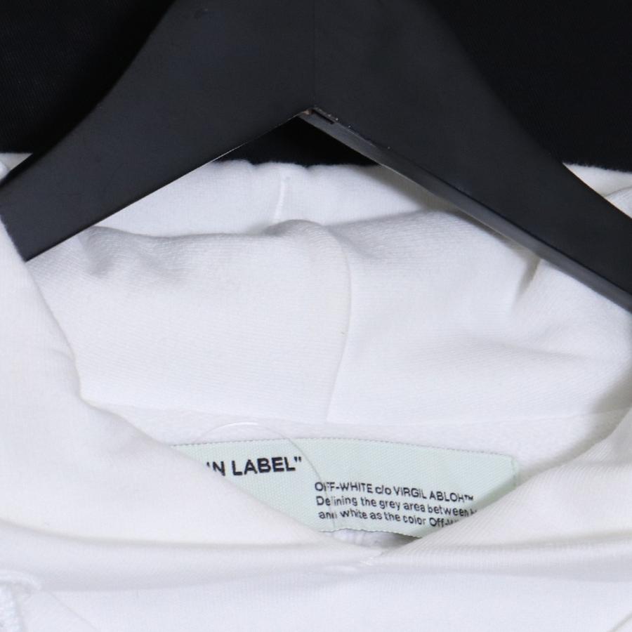 OFF-WHITE エアポートテープレイヤードパーカー Mサイズ ホワイト