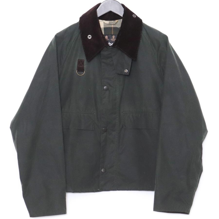 BARBOUR SPEYワックスオイルドジャケット Lサイズ セージ 222MWX1212  