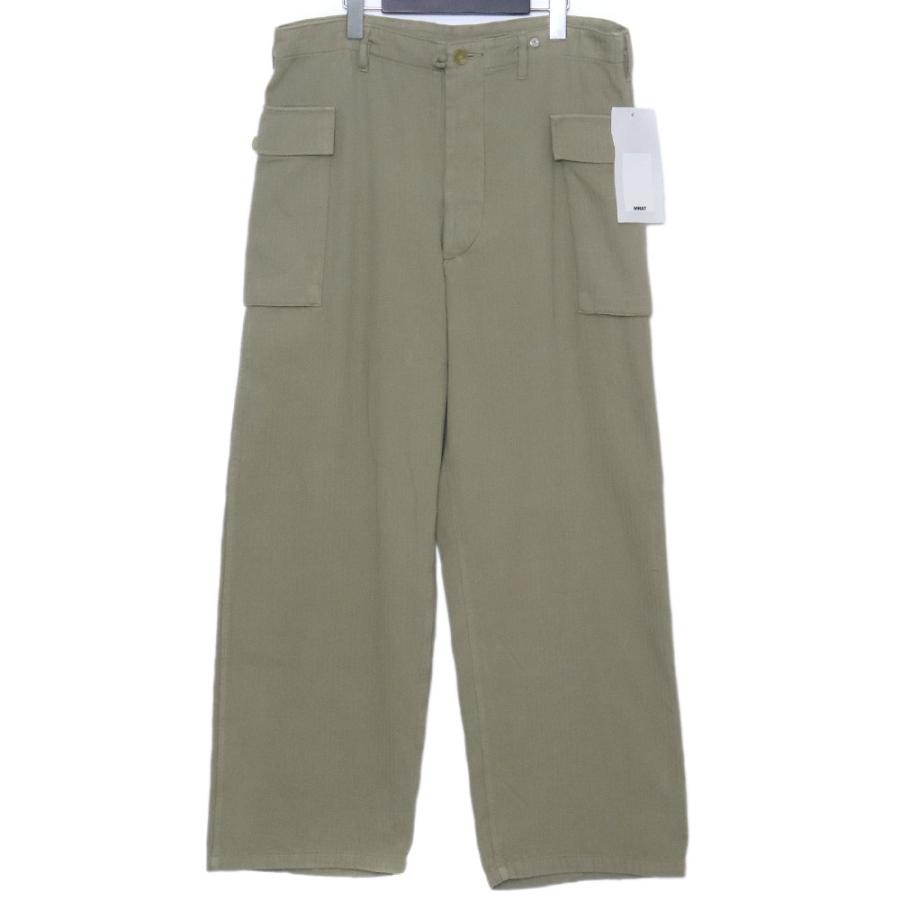 未使用 INNAT HBT CARGO TROUSERS サイズ2 カーキ INNAT07-P03 イン 