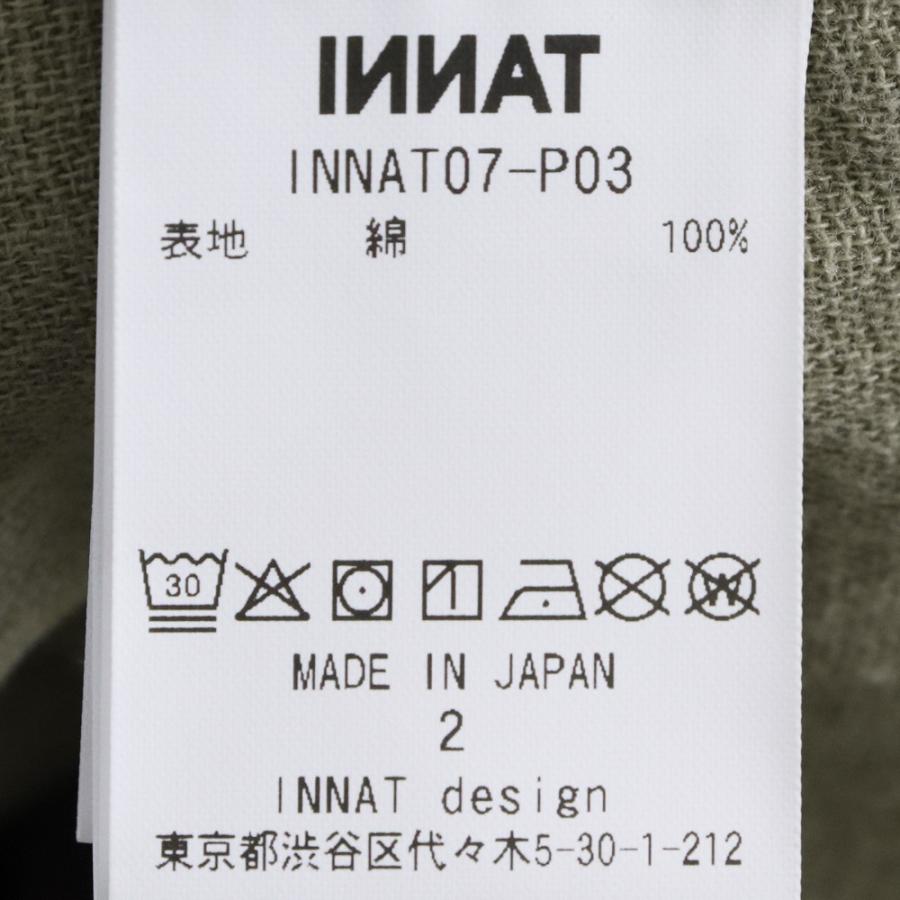 未使用 INNAT HBT CARGO TROUSERS サイズ2 カーキ INNAT07-P03 イン 