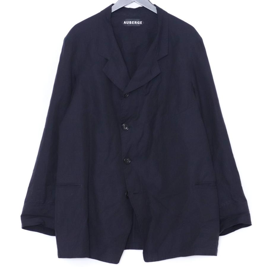 AUBERGE ATGET サックコート サイズ44 ネイビー AU24S12 オーベルジュ