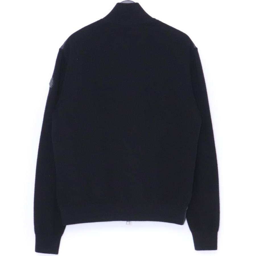 MONCLER CARDIGAN Lサイズ ブラック J2091 9B00004 M4281 モンクレール