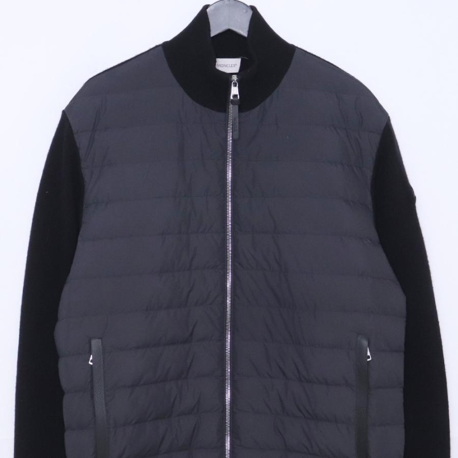 MONCLER CARDIGAN Lサイズ ブラック J2091 9B00004 M4281 モンクレール