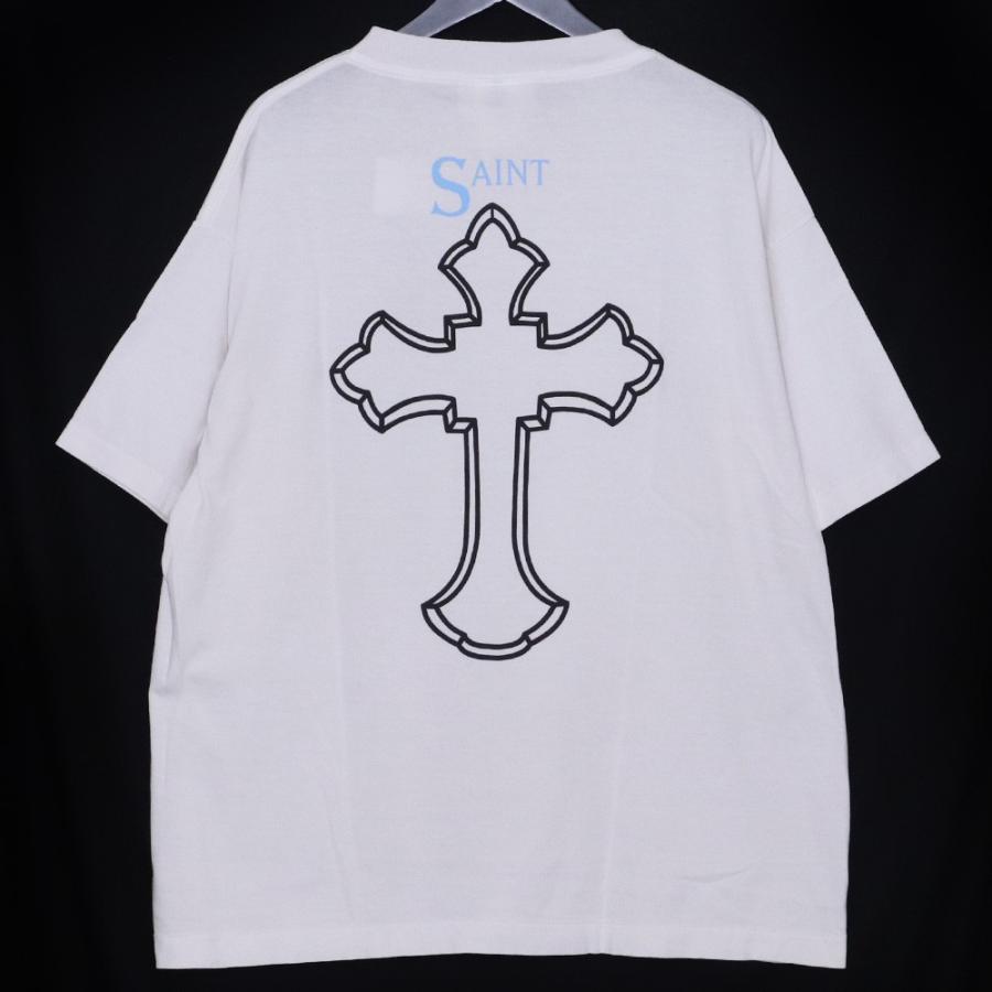 未使用 SAINT MICHAEL 2PAC 2PC SS TEE Lサイズ ホワイト SM-HR8