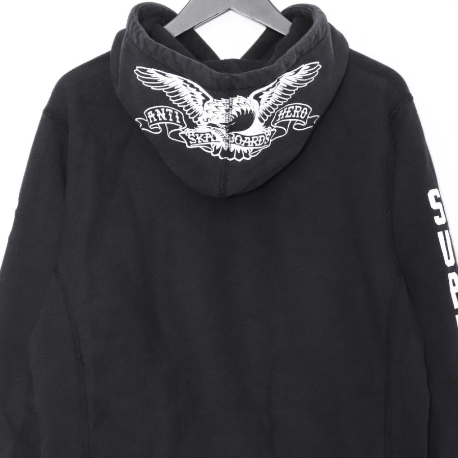 SUPREME × ANTIHERO Hooded Sweatshirt Mサイズ ブラック シュプリーム
