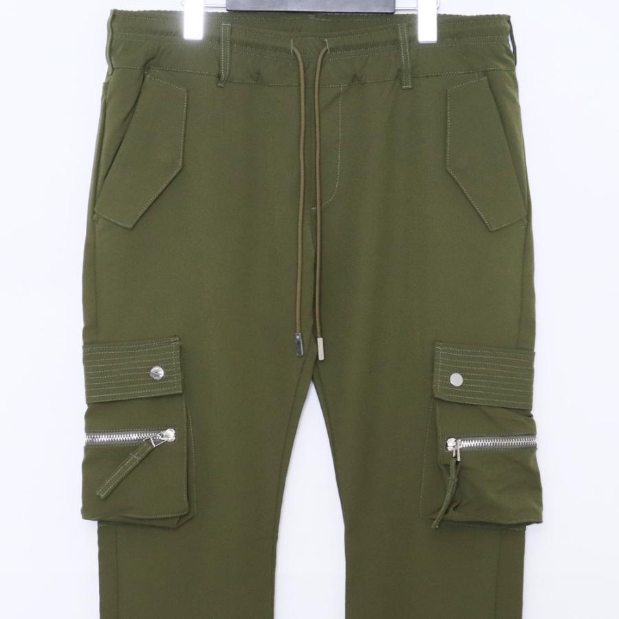 MLVINCE TYPE-4 SLIM CARGO PANTS サイズ34 オリーブカーキ メルヴィン