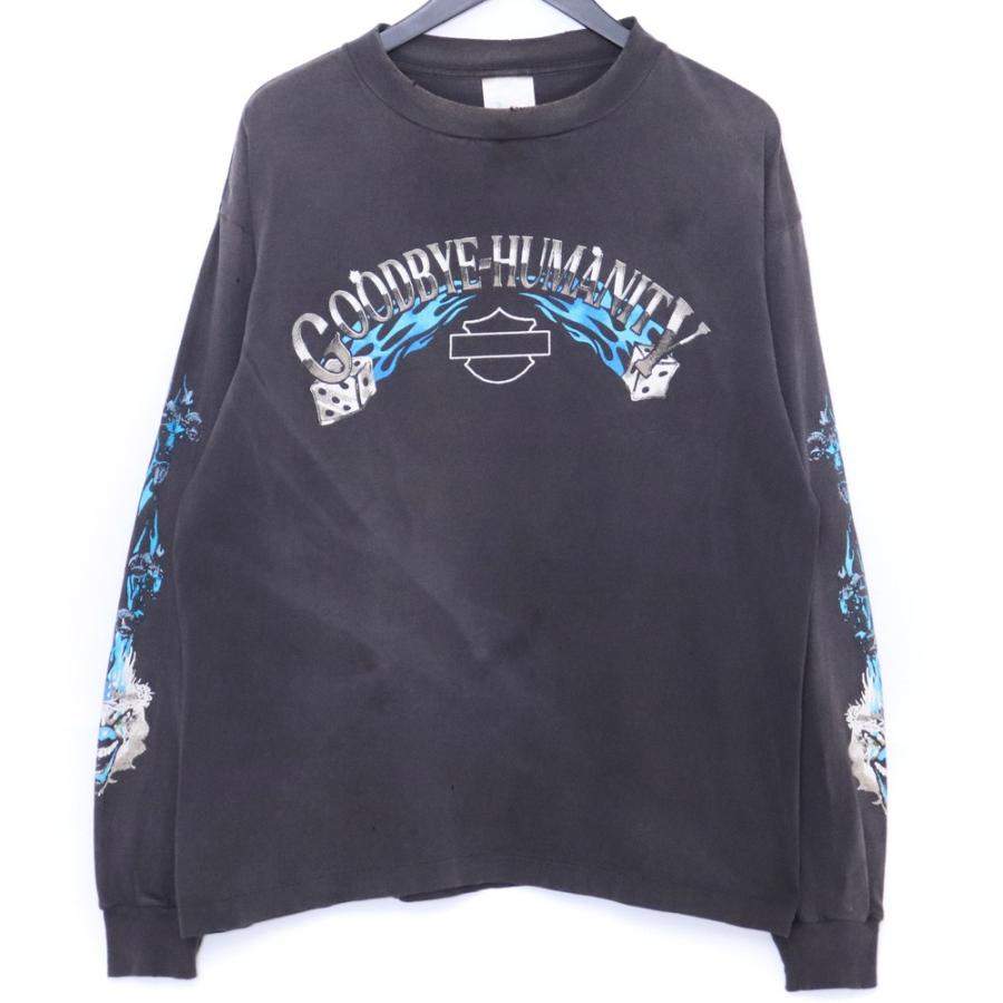 SAINT MICHAEL LS TEE BTFL BASTARS Sサイズ ブラック SM-YS1-0000-013