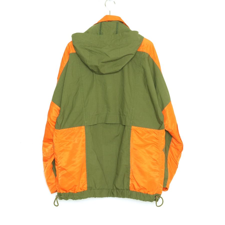 SACAI ハイブリッドミリタリージャケット サイズ2 オレンジ オリーブ