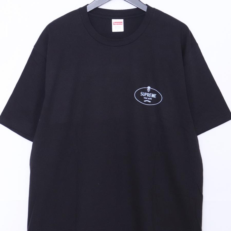 未使用 SUPREME Crest Tee Lサイズ ブラック シュプリーム クレストT