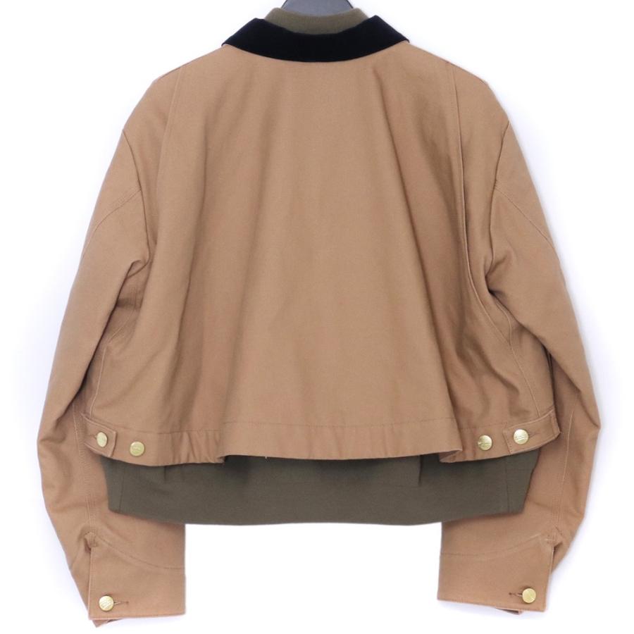 SACAI × CARHARTT WIP Canvas MA-1 Jacket Detroit サイズ4 ベージュ