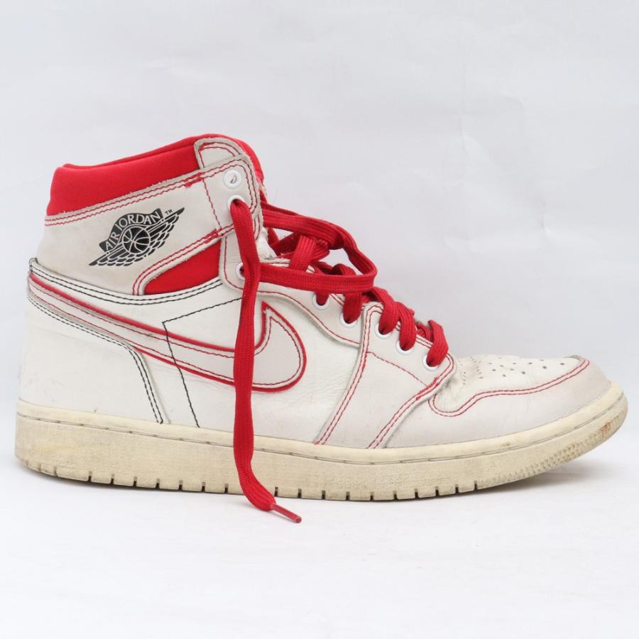 26.5cm NIKE Air Jordan 1 Retro High OG Sail/University Red 555088-160 ナイキ エアジョーダンワン レトロ ハイ セイル/ユニバーシティレッド スニーカー｜graiz｜02