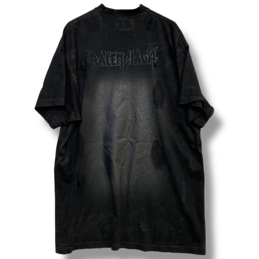 BALENCIAGA 23SS PARIS MOON Oversized Tee サイズ1 ブラック
