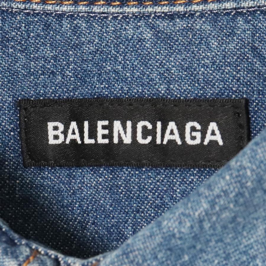 BALENCIAGA I Love Techno オーバーサイズデニムシャツ サイズ39 