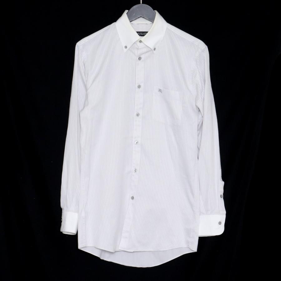 バーバリーシャツ  38 BURBERRY BLACK LABEL ドレスシャツ サイズ38 ホワイト