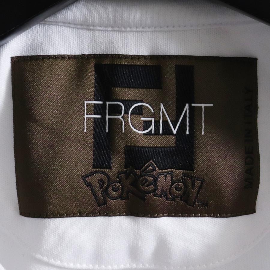 FENDI × FRAGMENT POKEMON T-shirt XSサイズ ホワイト FY1144 FENDI × FRAGMENT POKEMON T-shirt XSサイズ ホワイト FY1144