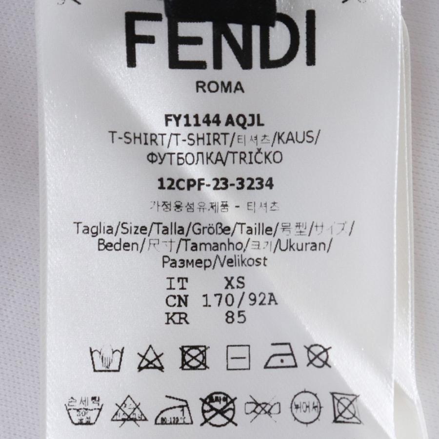 FENDI × FRAGMENT POKEMON T-shirt XSサイズ ホワイト FY1144 FENDI × FRAGMENT POKEMON T-shirt XSサイズ ホワイト FY1144