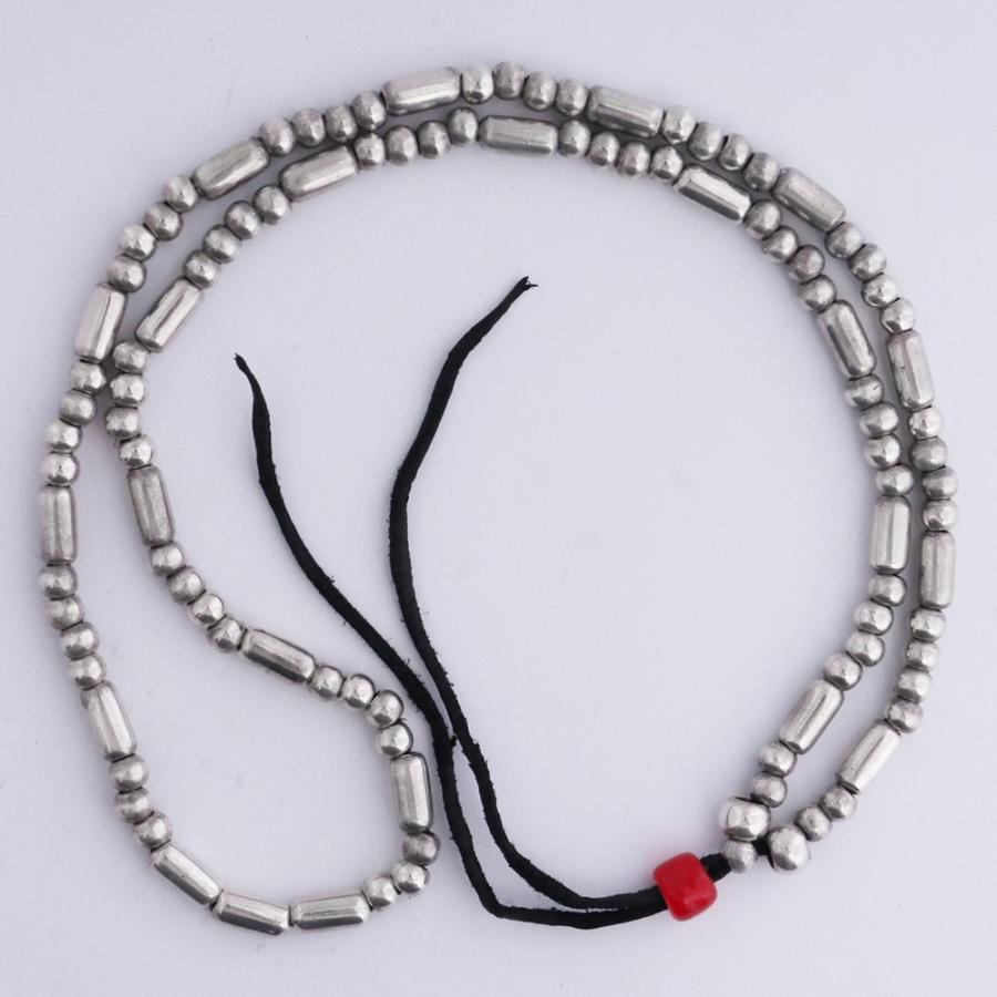 TARO WASHIMI パイプビーズ一連 ネックレス Sビーズ83発 Mビーズ2発