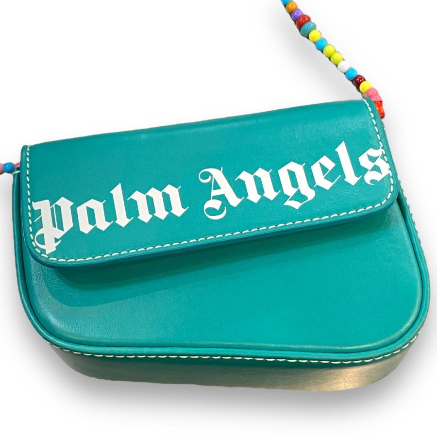 PALM ANGELS ビーズストラップミニショルダーバッグ グリーン 