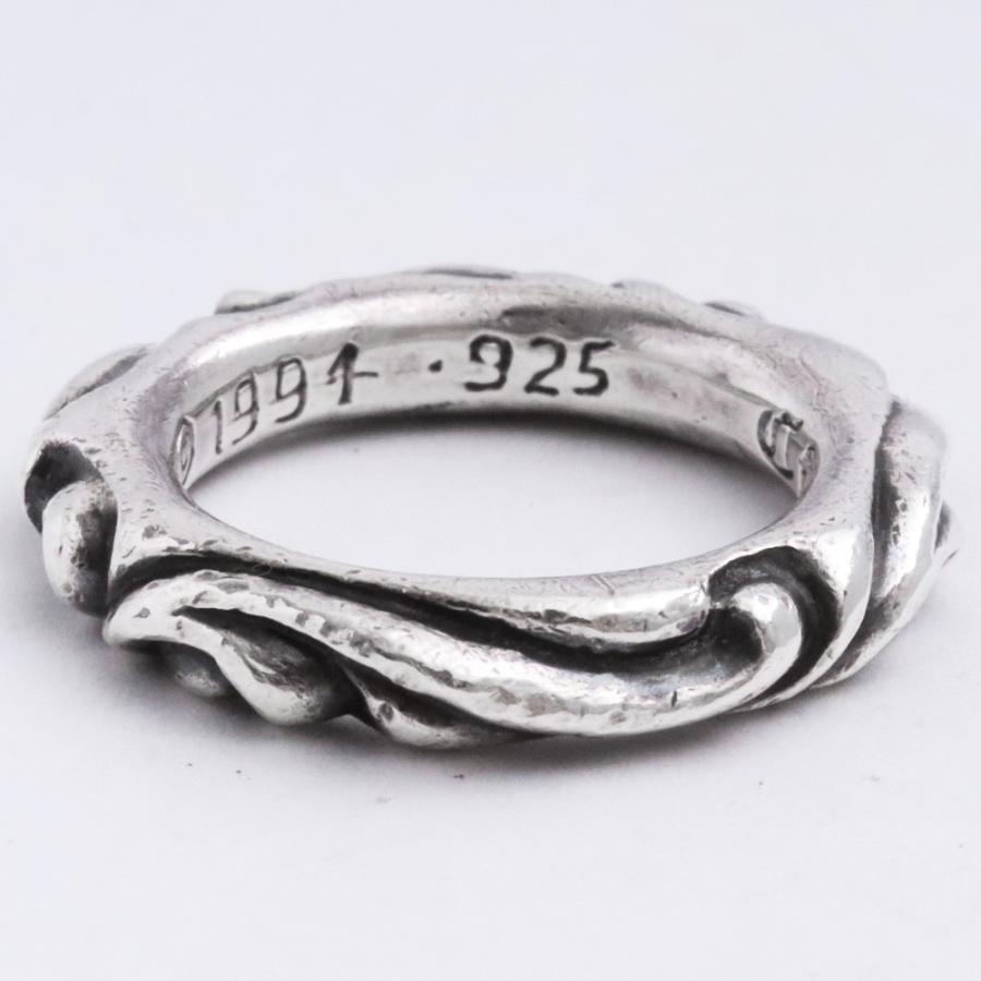 12号 CHROME HEARTS スクロールバンドリング シルバー クロムハーツ 