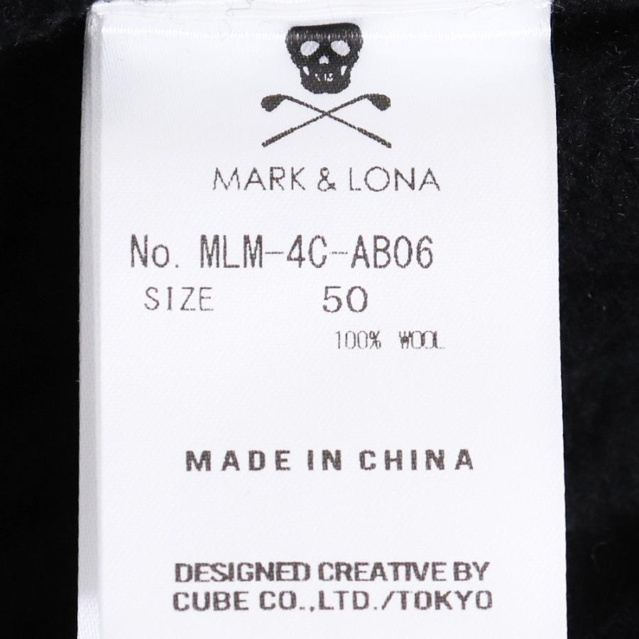 未使用 MARK & LONA York V-Neck Cable Knit サイズ50 ブラック MLM-4C